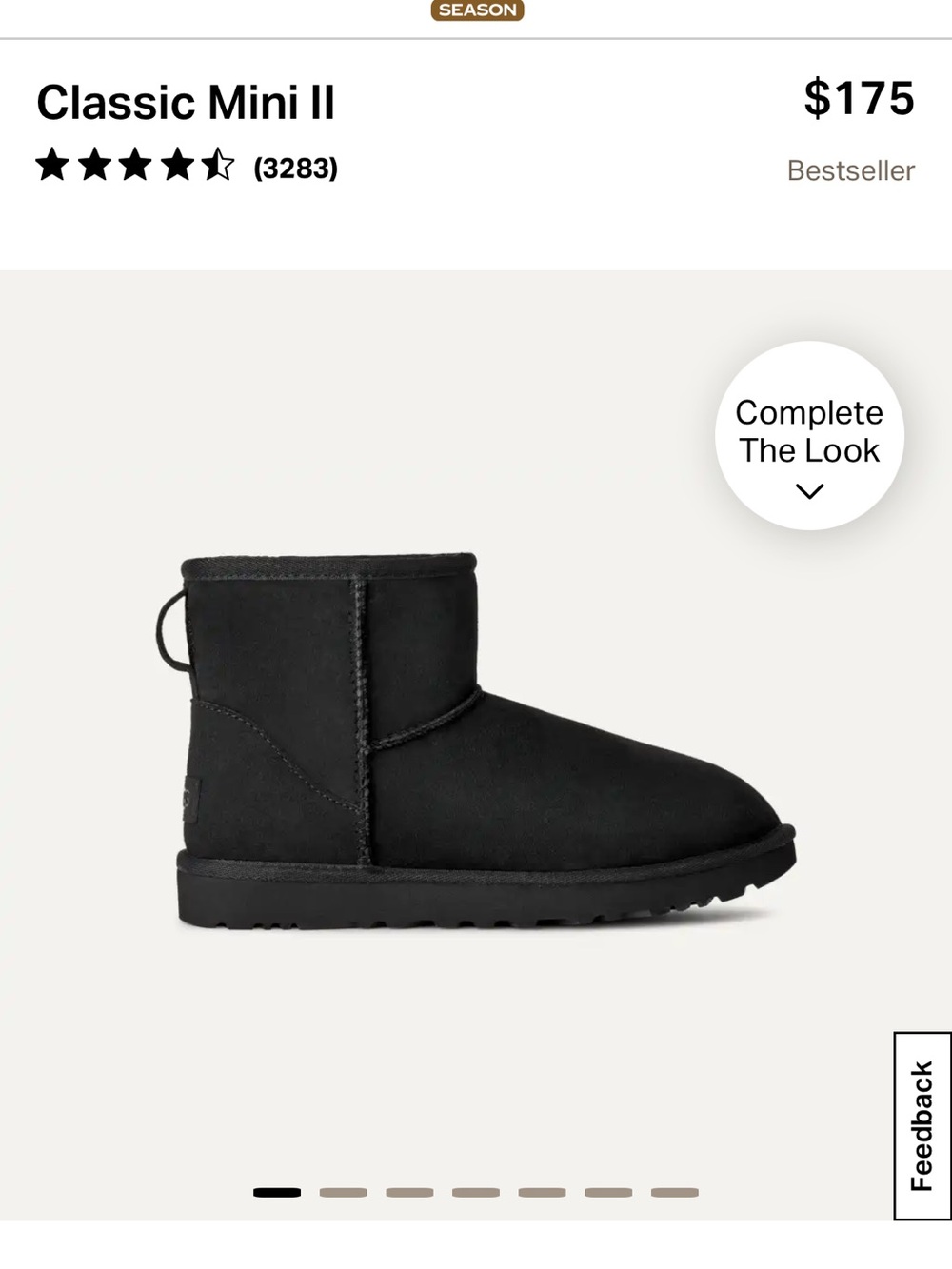 UGG Classic Mini II Women’s Boots - Black